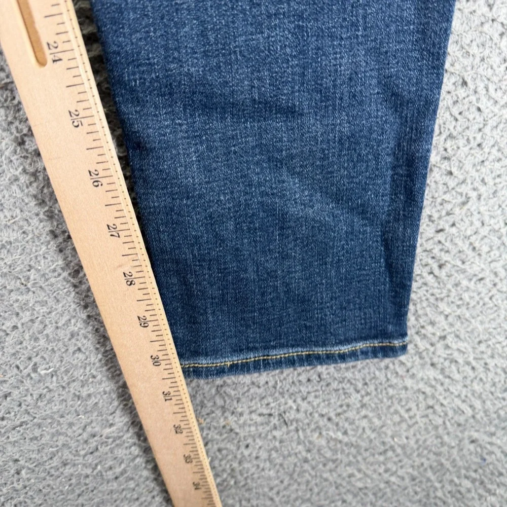 Hollister Jeans Men 31x32 Blue Cotton Denim‎ Skinny Workwear Distressed Stretch